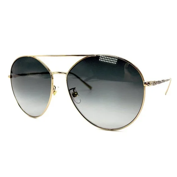 NEW GIVENCHY GV7170/G/S 2F7 GOLD GREY AUTHENTIC SUNGLASSES 64-15 ITALY - Picture 6 of 7